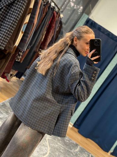 Immagine di GIACCA OVER GRIGIO/AZZURRO