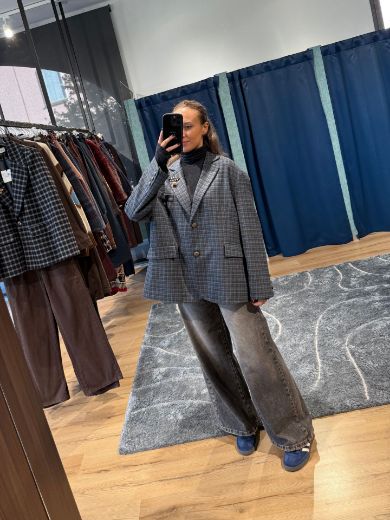 Immagine di GIACCA OVER GRIGIO/AZZURRO