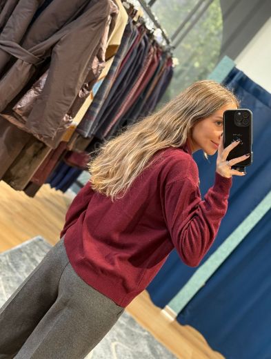 Immagine di POLO MISTO CASHMERE - Disponibile in BLU, GRIGIO, BORDEAUX