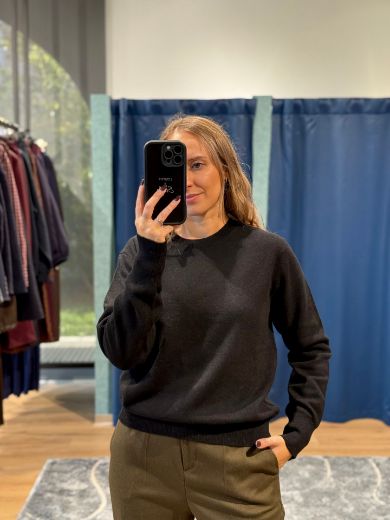 Immagine di MAGLIONE GIROCOLLO PURA LANA - Disponibile in TAUPE, PANNA, NERO, GRIGIO SCURO, GRIGIO CHIARO