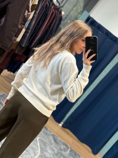 Immagine di MAGLIONE GIROCOLLO PURA LANA - Disponibile in TAUPE, PANNA, NERO, GRIGIO SCURO, GRIGIO CHIARO