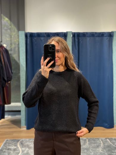 Immagine di MAGLIONE MISTO ALPACA - Disponibile in BIANCO, ROSA, NERO, BORDEAUX, BLU