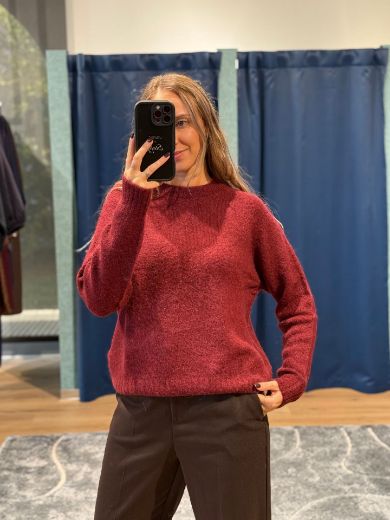 Immagine di MAGLIONE MISTO ALPACA - Disponibile in BIANCO, ROSA, NERO, BORDEAUX, BLU