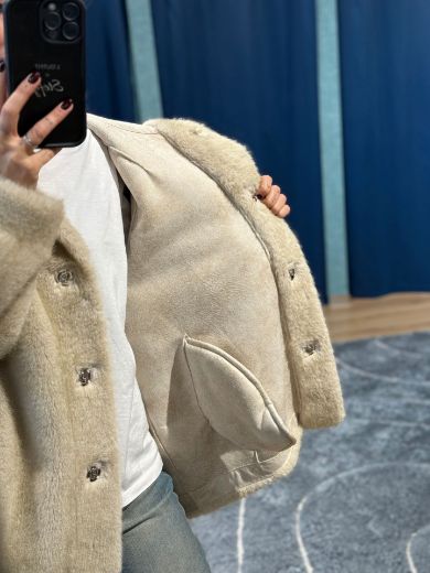 Immagine di ECOPELLICCIA CAPPUCCIO BOMBER