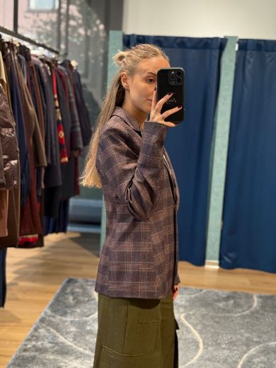 Immagine di GIACCA SLIM CHECK - Disponibile in MARRONE, BORDEAUX