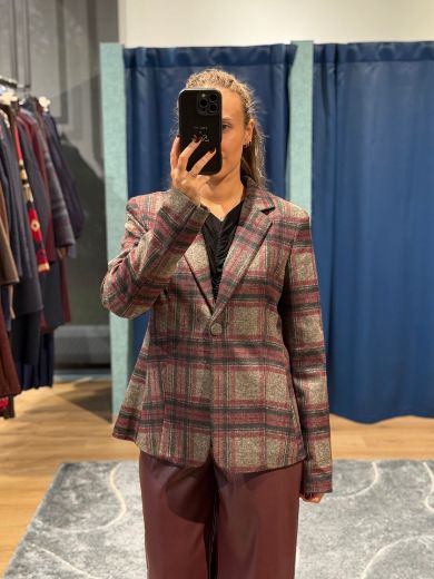 Immagine di GIACCA SLIM CHECK - Disponibile in MARRONE, BORDEAUX