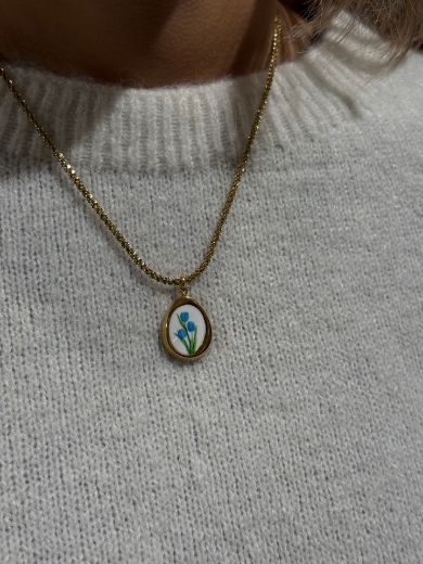 Immagine di COLLANA CHARM TULIP BLUE