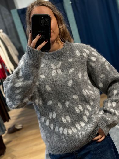 Immagine di MAGLIONE BANDANA - Disponibile in MARRONE, GRIGIO, BORDEAUX