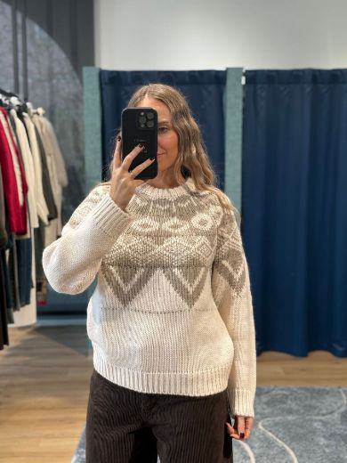 Immagine di MAGLIONE OSLO - Disponibile in MARRONE, BURRO, AZZURRO