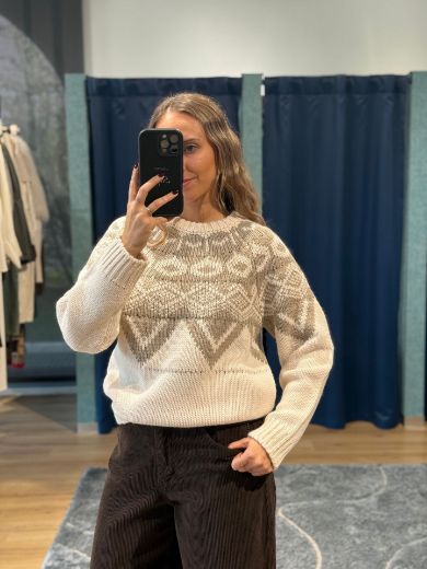 Immagine di MAGLIONE OSLO - Disponibile in MARRONE, BURRO, AZZURRO