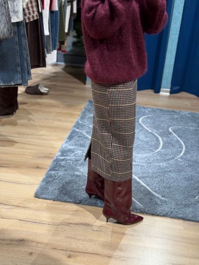 Immagine di GONNA MIDI PIED DE POULE