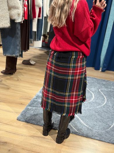 Immagine di GONNA TARTAN SFRANGIATA