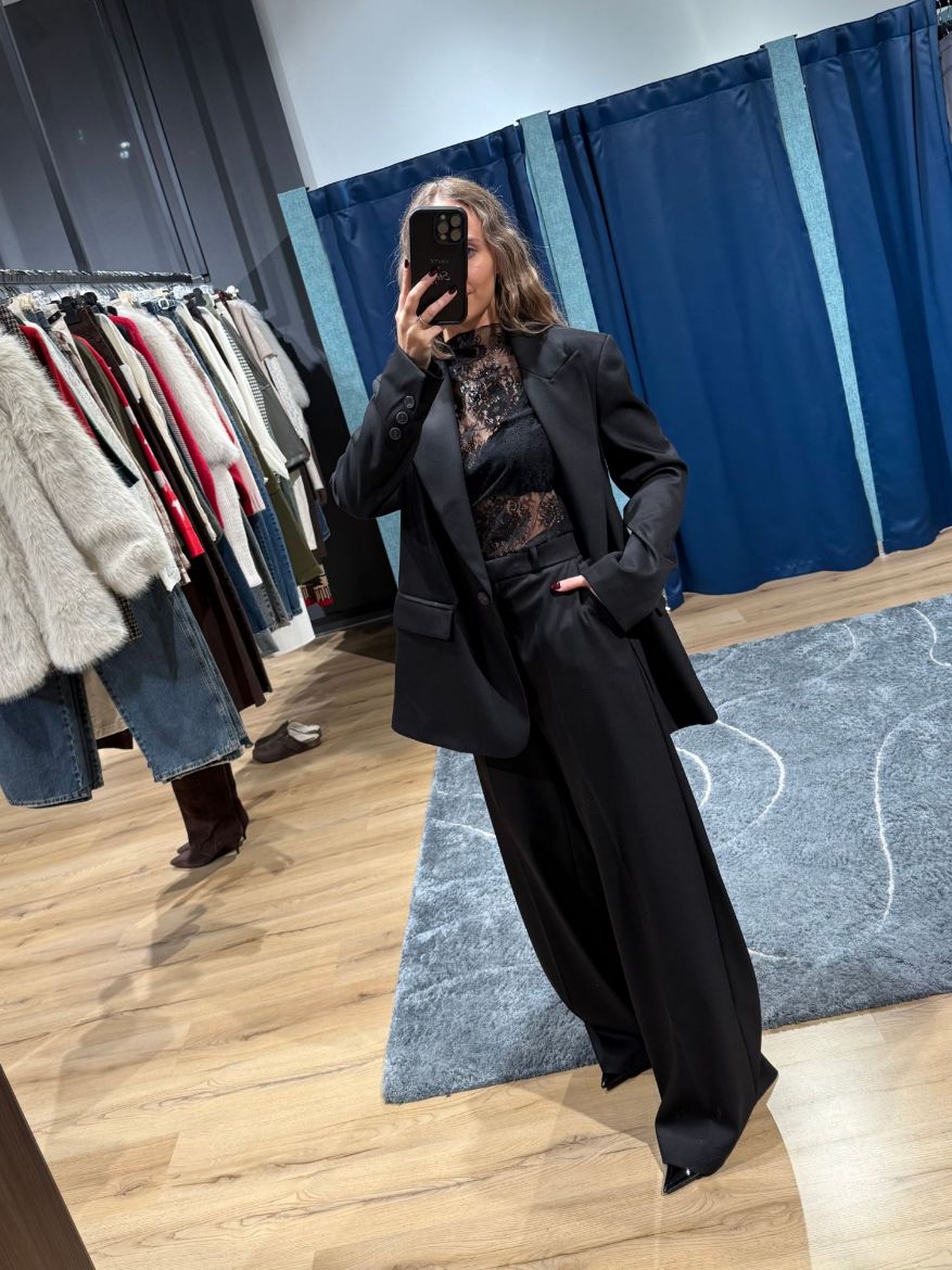 Immagine di PANTALONE PALAZZO - Disponibile in NERO, MARRONE