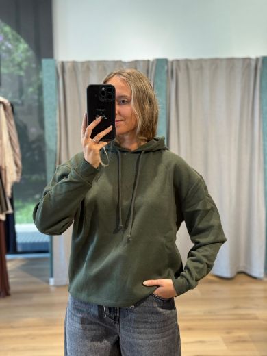 Immagine di FELPA CHILLI - Disponibile in VERDE, BORDEAUX, BLU