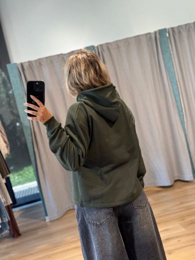 Immagine di FELPA CHILLI - Disponibile in VERDE, BORDEAUX, BLU