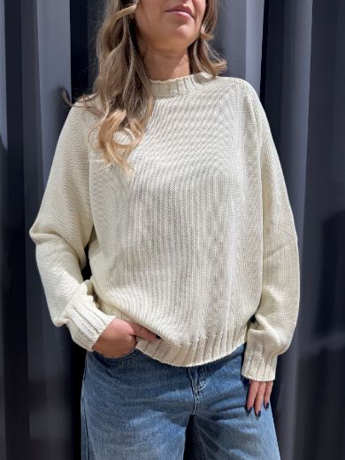 Immagine di MAGLIA COSTE - Disponibile in PANNA, BLU, AZZURRO