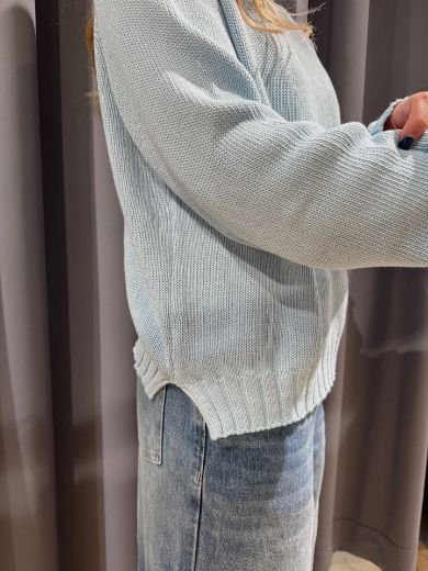 Immagine di MAGLIA COSTE - Disponibile in PANNA, BLU, AZZURRO