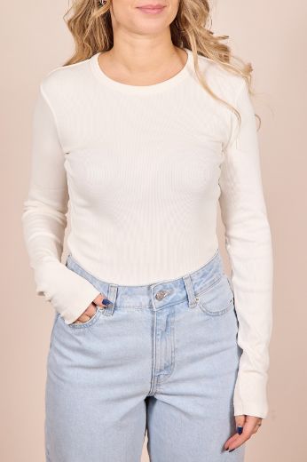 Immagine di MAGLIA CHLOE A COSTINE - Disponibile in NERO, BIANCO, CIOCCOLATO