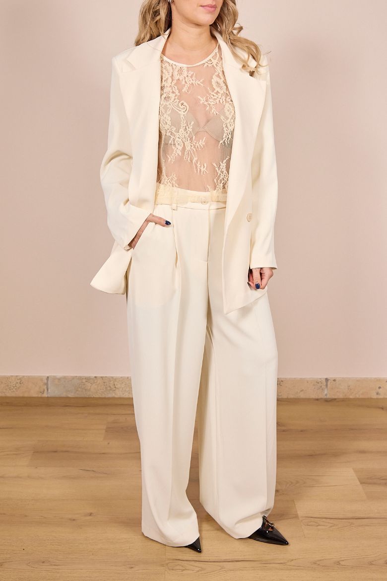 Immagine di PANTALONE EMMA - Disponibile in BLU, PANNA