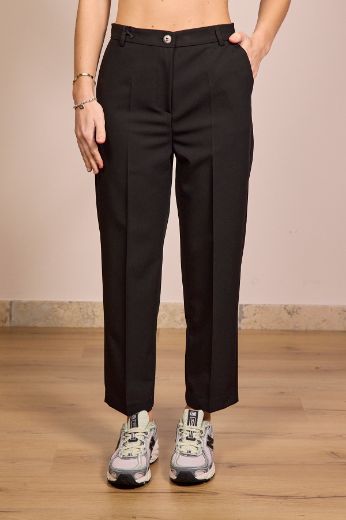 Immagine di PANTALONE EVA - Disponibile in NERO, PANNA, GRIGIO, ROSA, OLIO