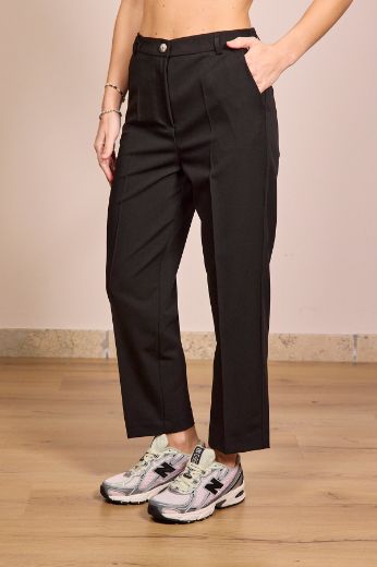 Immagine di PANTALONE EVA - Disponibile in NERO, PANNA, GRIGIO, ROSA, OLIO