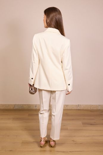 Immagine di BLAZER EVA - Disponibile in GRIGIO, PANNA, OLIO, NERO, ROSA