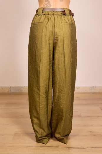 Immagine di PANTALONE MATILDE - Disponibile in TABACCO, VERDE MILITARE