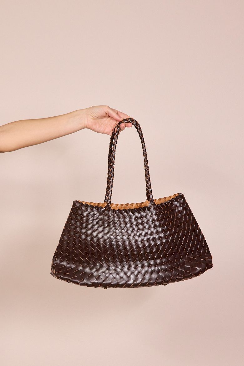 Immagine di SHOPPER IN PELLE INTRECCIATA