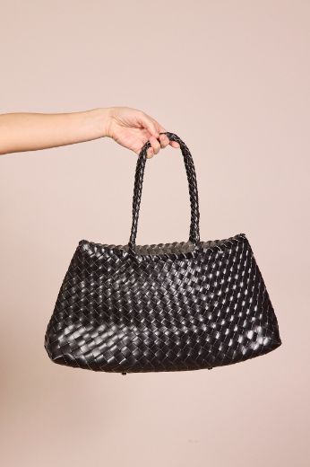 Immagine di SHOPPER IN PELLE INTRECCIATA