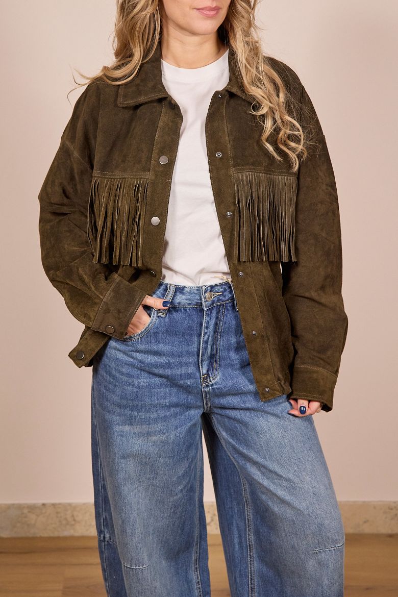 Immagine di GIACCA SUEDE FRANGE