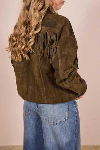Immagine di GIACCA SUEDE FRANGE
