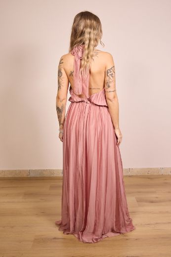 Immagine di ABITO GIOIELLO SETA VISCOSA - Disponibile in ROSA, BLU