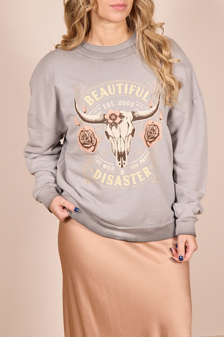 Immagine di FELPA TEXAS - Disponibile in GRIGIO, FANGO