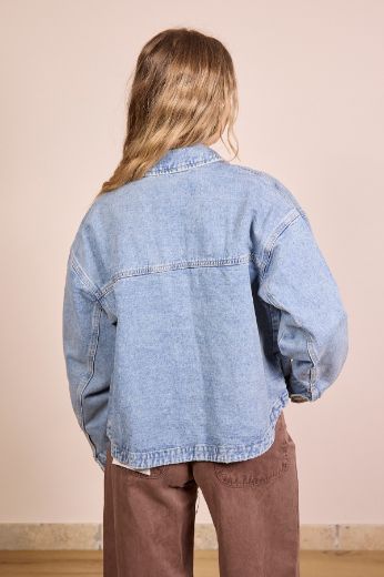 Immagine di GIACCA DENIM JAMIE - Disponibile in MARRONE, AZZURRO