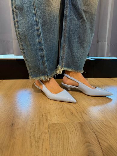 Immagine di SLINGBACK TACCO KITTEN - Disponibile in GIALLO, AZZURRO