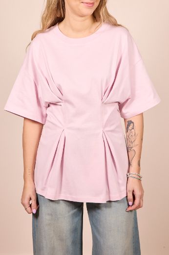 Immagine di T-SHIRT CORSETTO - Disponibile in ROSA, AZZURRO, BIANCO
