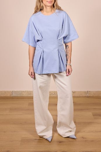 Immagine di T-SHIRT CORSETTO - Disponibile in ROSA, AZZURRO, BIANCO