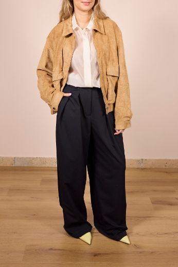 Immagine di GIACCA BOMBER CAMOSCIO