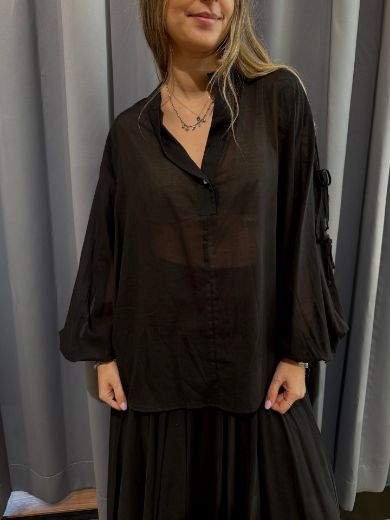 Immagine di CAMICIA VELATA LACCI