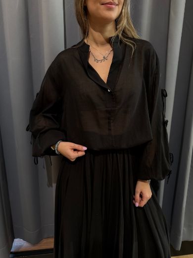 Immagine di CAMICIA VELATA LACCI