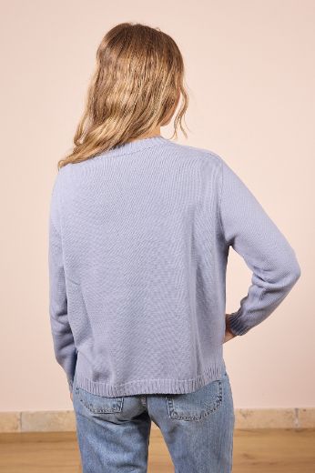 Immagine di MAGLIA DAISY - Disponibile in VERDE BOSCO, PANNA, GIALLO, BEIGE, AZZURRO