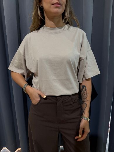 Immagine di BODY T-SHIRT - Disponibile in TAUPE, ROSA, NERO, BIANCO