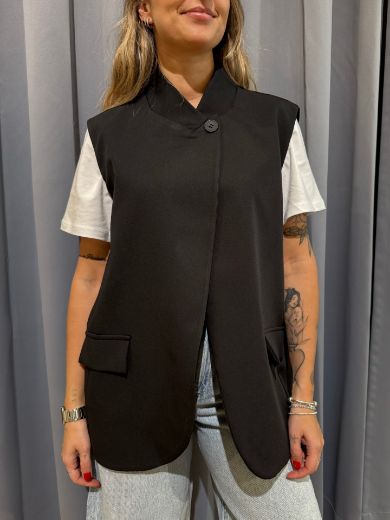 Immagine di GILET COREANA - Disponibile in NERO, BLU, BEIGE