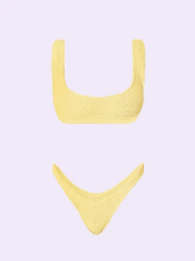 Immagine di BIKINI TOP CRINKLE GIALLO