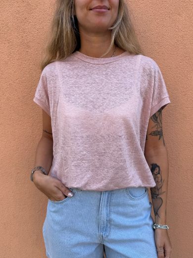 Immagine di T-SHIRT 100% LINO