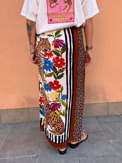 Immagine di GONNA PAREO LEOPARD