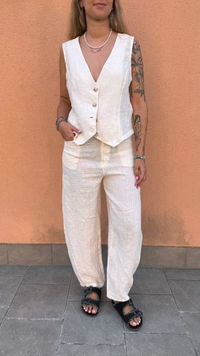 Immagine di PANTALONE LINO BARREL