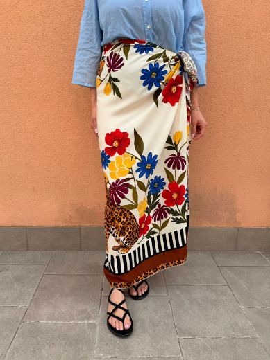 Immagine di GONNA PAREO LEOPARD
