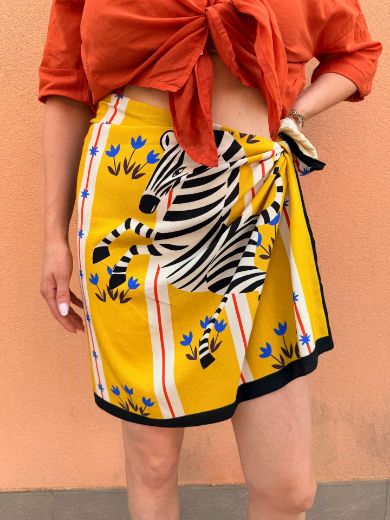 Immagine di MINIGONNA PAREO ZEBRA