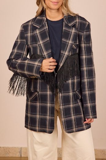Immagine di BLAZER CHECK FRANGE